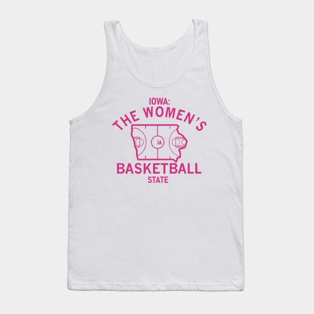 Iowa The Women’s Basketball State Tank Top by RansomBergnaum